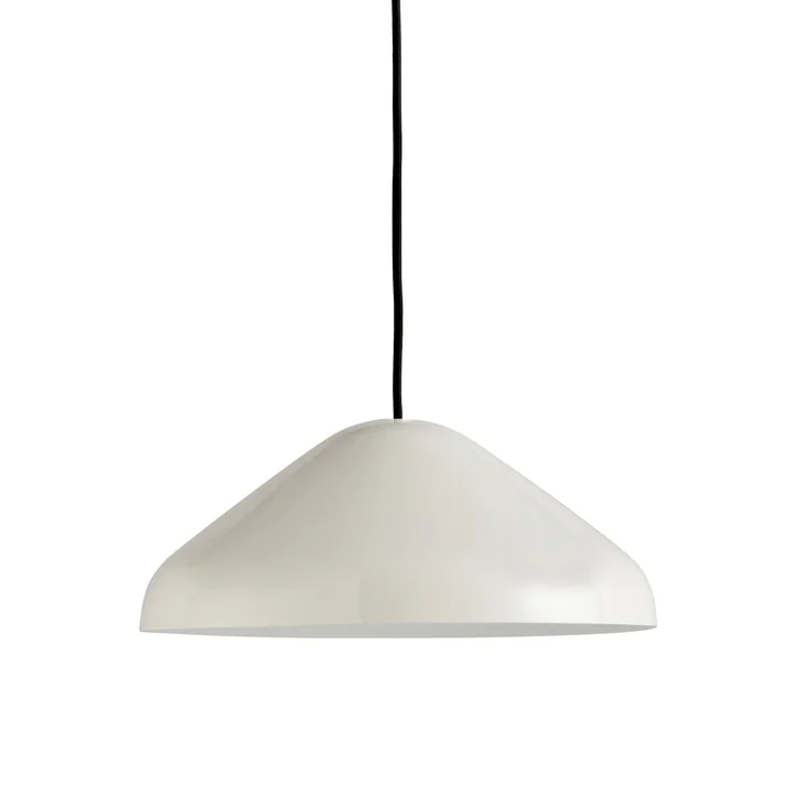The Pao Steel pendant lamp, Ø 35 x H 14.5 cm, cream by HAY
