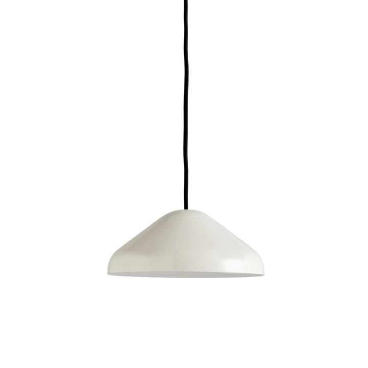 The Pao Steel pendant lamp, Ø 23 x H 10 cm, cream by Hay