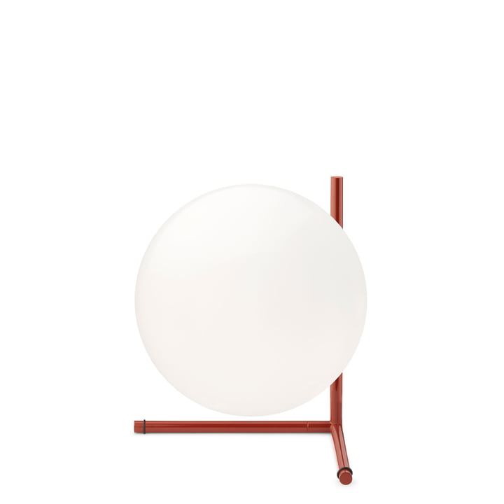 IC T2 table lamp, burgundy red by Flos