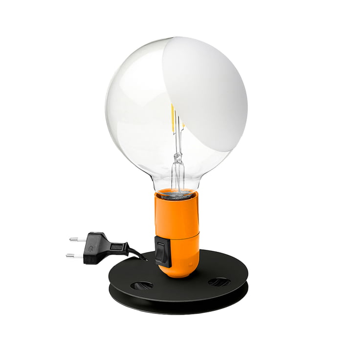 Lampadina LED table lamp, orange from Flos