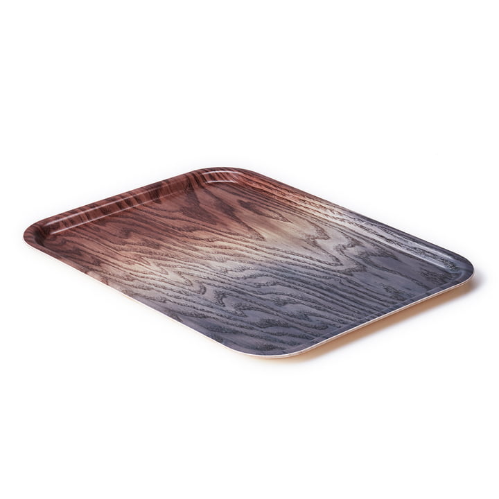 A Tribute to Wood Tray large, brown / grey from applicata