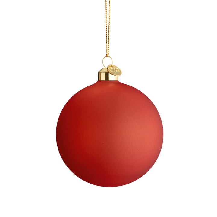 The Souvenir Christmas ball, Ø 8 cm, red from Holmegaard