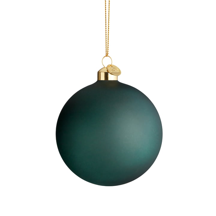 The Souvenir Christmas ball, Ø 8 cm, dark green from Holmegaard