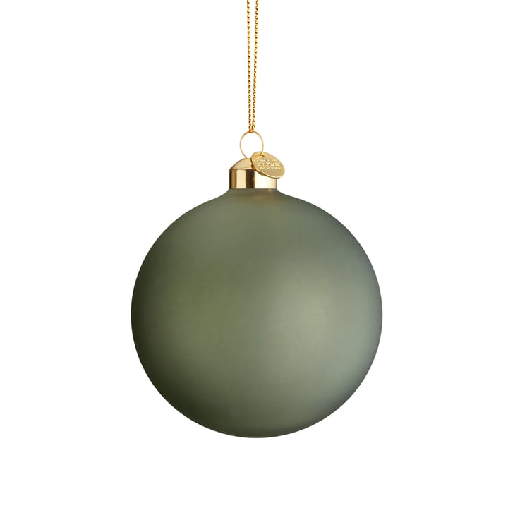 The Souvenir Christmas ball, Ø 8 cm, green from Holmegaard