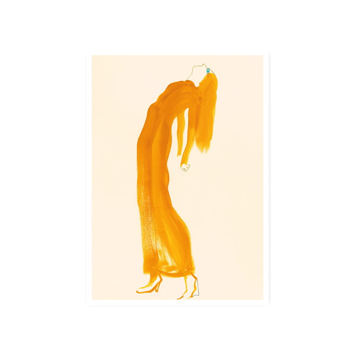 The Saffron Dress Poster, 50 x 70 cm from Paper Collective