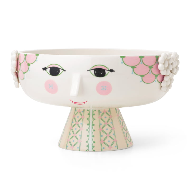 Eva bowl on foot, Ø 24 cm, soft pink from Bjørn Wiinblad