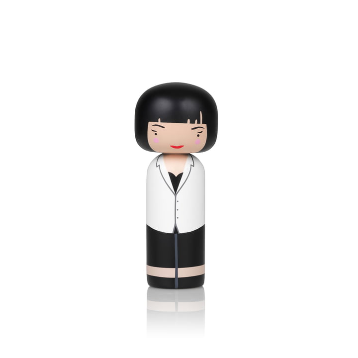 The Sketch Inc. wooden figure H 14.5 cm, Pulp Fiction Mia Wallace from Lucie Kaas