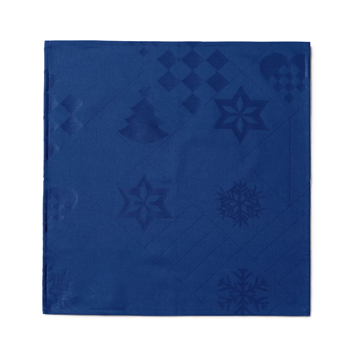 Natale Fabric napkins, 45 x 45 cm, blue from Juna