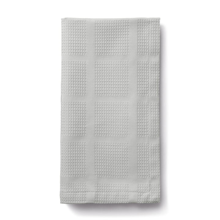Brick Fabric napkins, 45 x 45 cm, grey from Juna