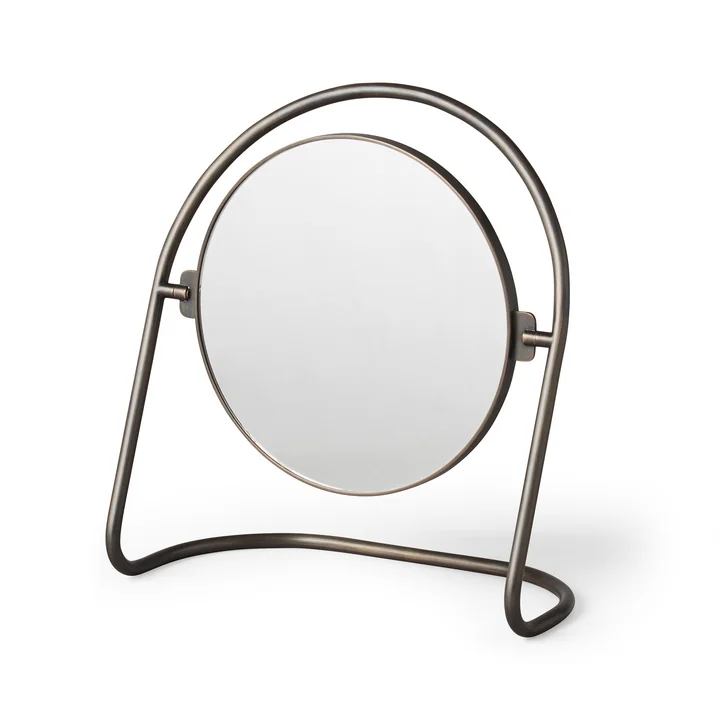The Nimbus table mirror, brass bronze from Audo