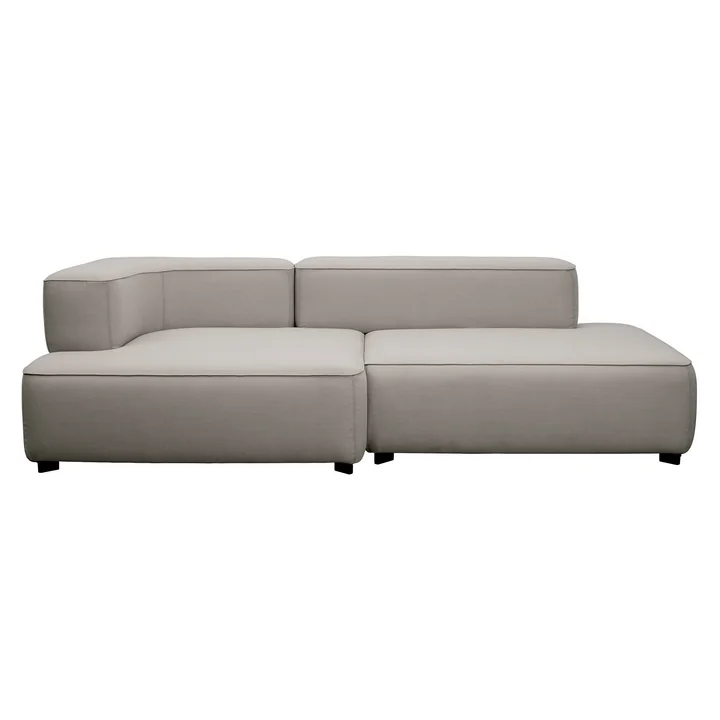 Alphabet Corner sofa, 2-seater, armrest right, beige (Christianshavn 1120) from Fritz Hansen