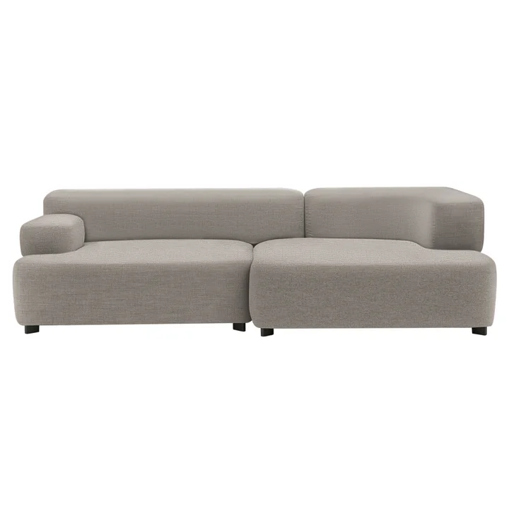 Fritz Hansen - Corner Alphabet sofa, 2-seater, armrest right low, beige (Christianshavn 1120)