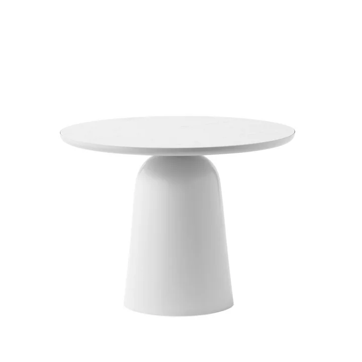 The Turn coffee table Ø 55 cm, warm grey from Normann Copenhagen
