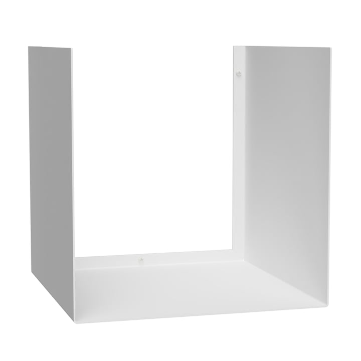 U-Shelve wall shelf from Nichba Design in white