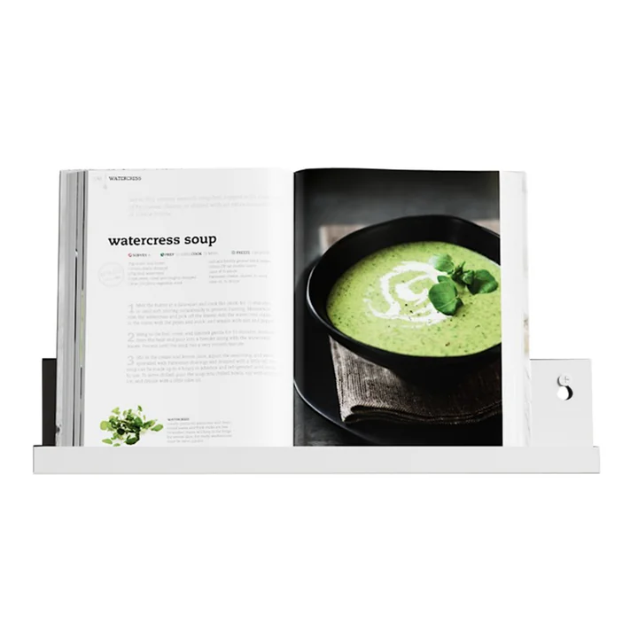 The wall shelf L40 from Nichba Design in white