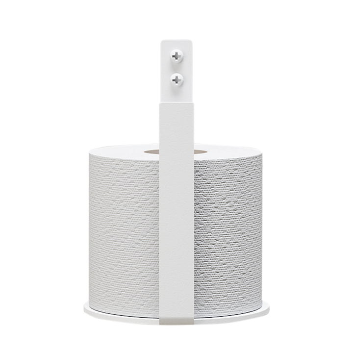 The toilet paper holder Extra from Nichba Design in white