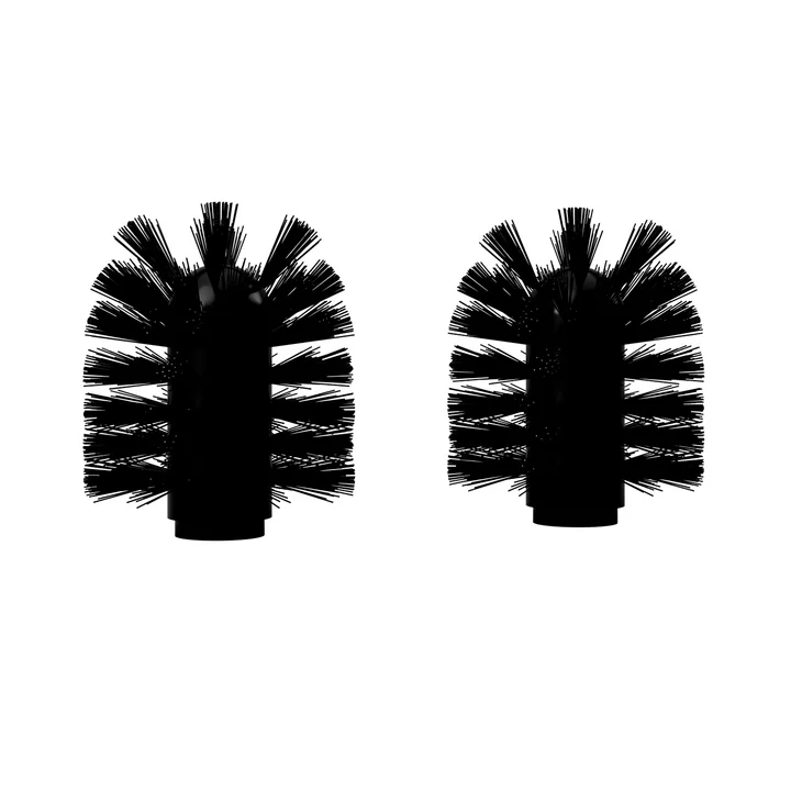 The replacement brush heads from Nichba Design in black