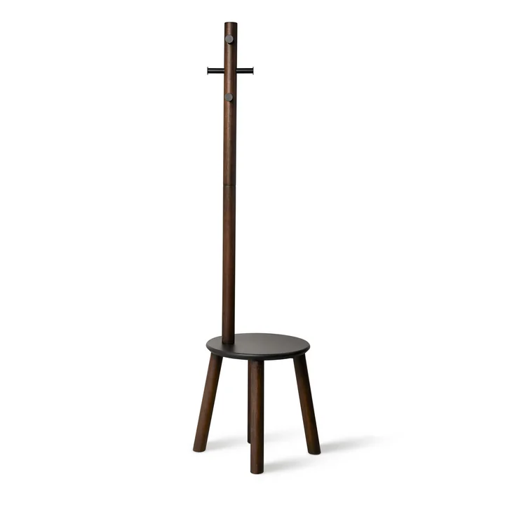 The Pillar stool / coat rack from Umbra in black