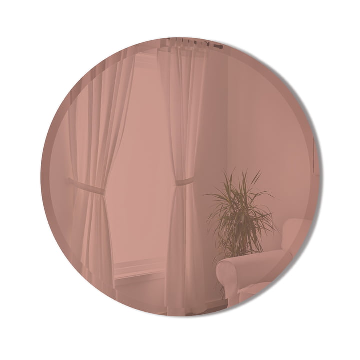 The Hub Bevy mirror of Umbra in copper