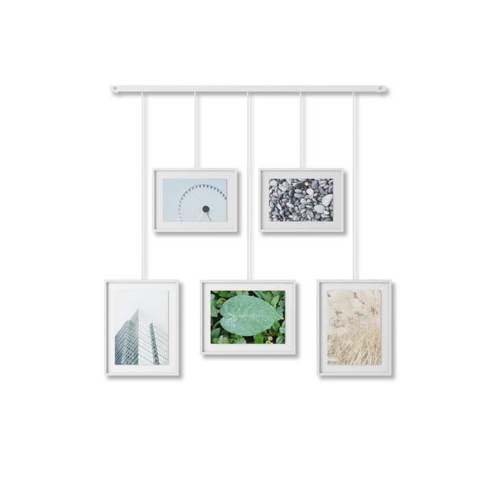 The Exhibit picture frame from Umbra in white