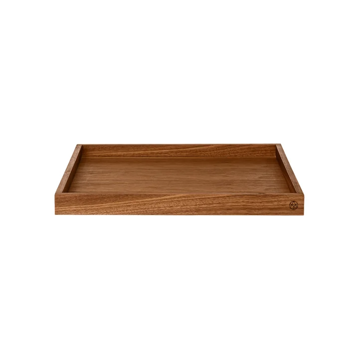 The Unity wooden tray in walnut from AYTM