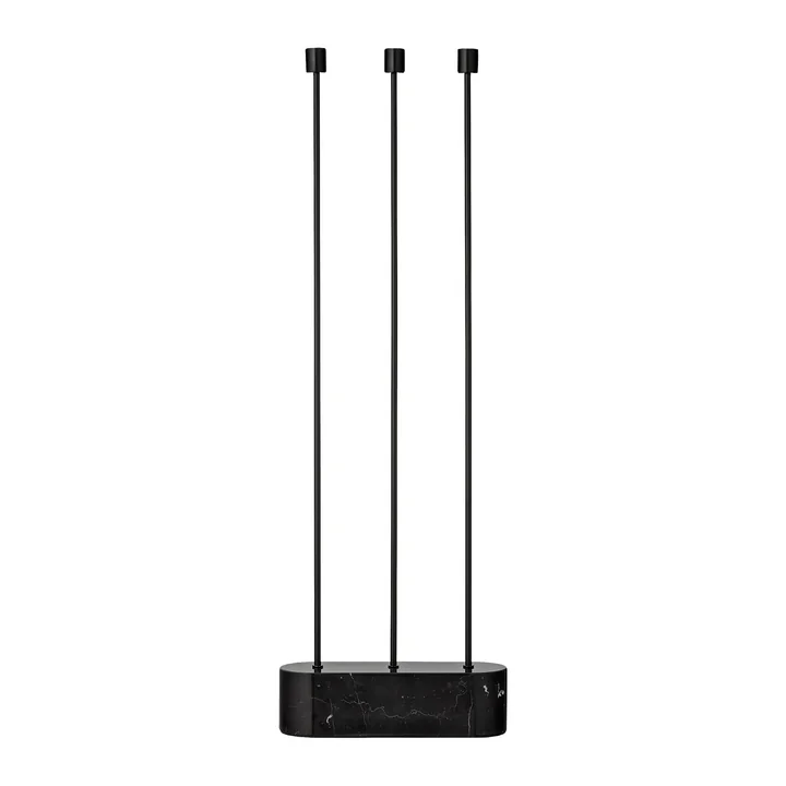 The Grasil candleholder for the floor, black by AYTM