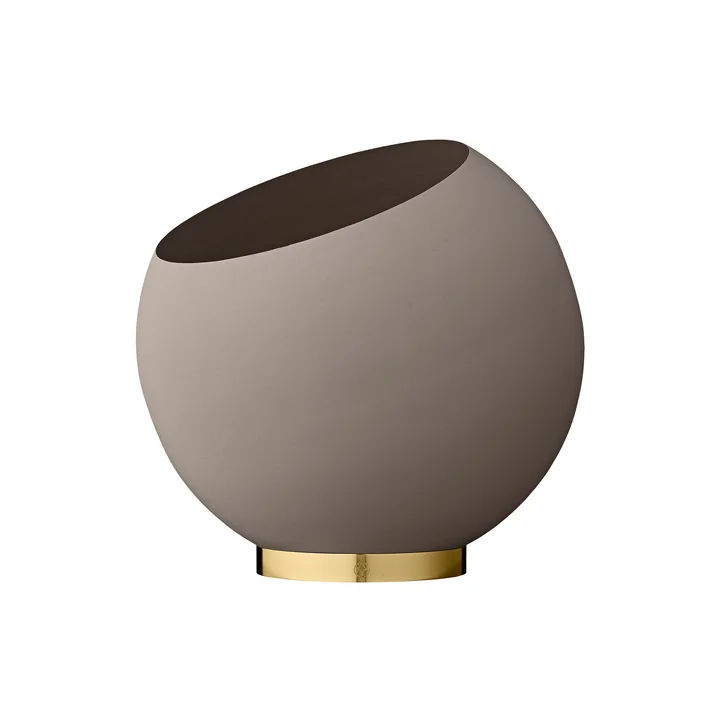 The Globe flower pot, taupe from AYTM