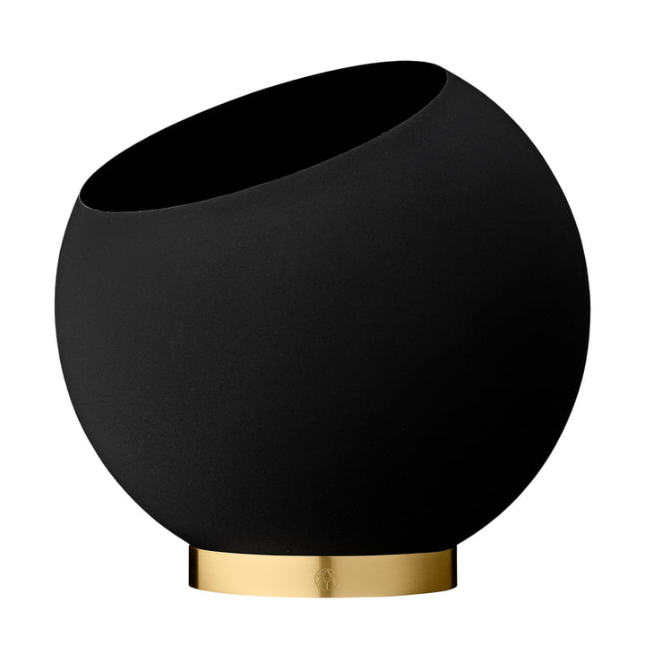 The Globe Flowerpot, black by AYTM