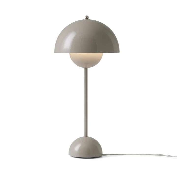 FlowerPot table lamp VP3 from & Tradition in grey-beige