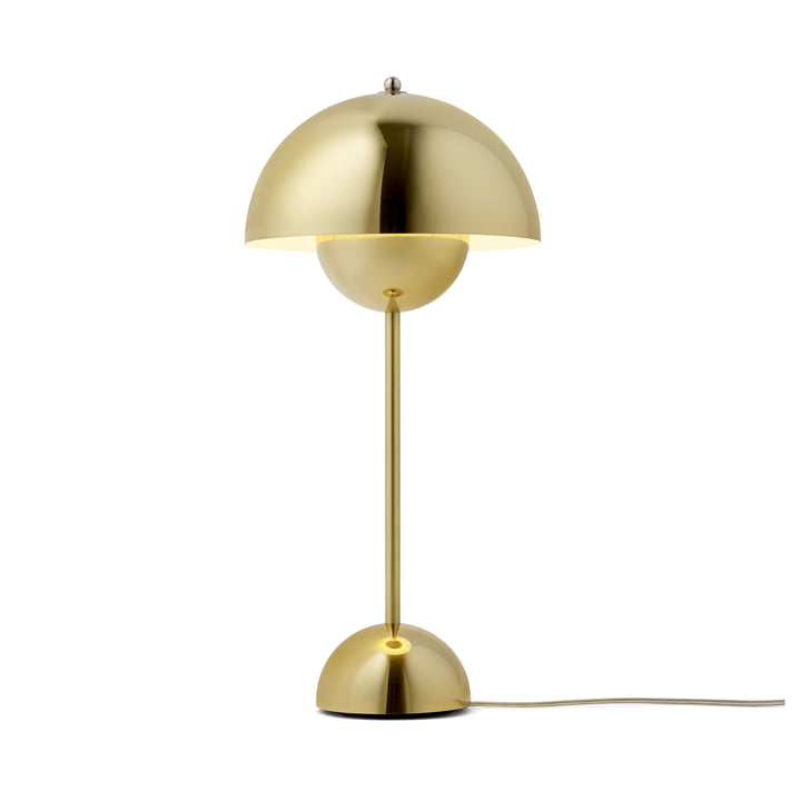 & Tradition - FlowerPot table lamp VP3, polished brass