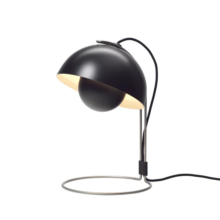 FlowerPot table lamp VP4 from & Tradition in black matt