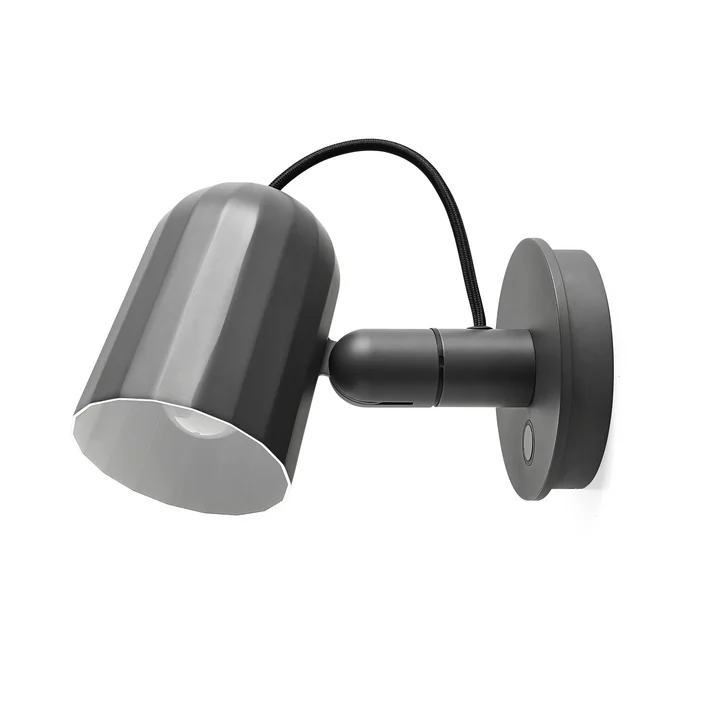 The Noc Wall wall lamp, dark grey by HAY