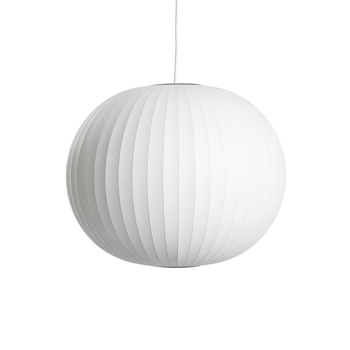 Nelson Ball Bubble pendant lamp M, Ø 4 8. 5 x H 3 9. 5 cm, off white by Hay