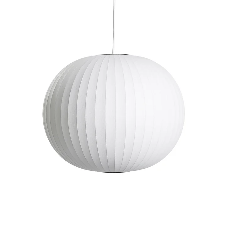 Nelson Ball Bubble pendant lamp M, Ø 4 8. 5 x H 3 9. 5 cm, off white by HAY