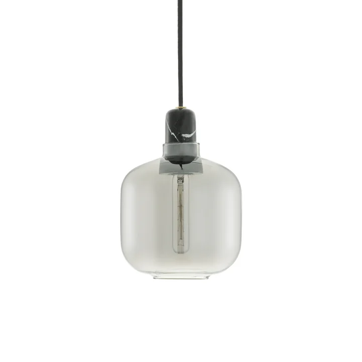 Amp Pendant light small from Normann Copenhagen in Smoke / Black