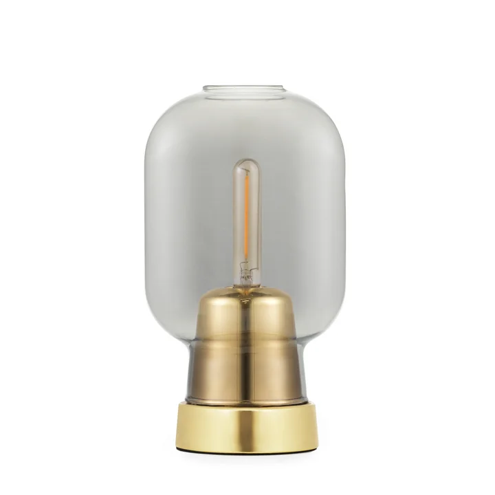 Amp table lamp from Normann Copenhagen in brass / smoke