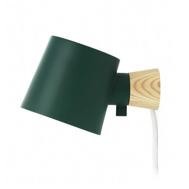Rise Wall lamp from Normann Copenhagen in petrol green