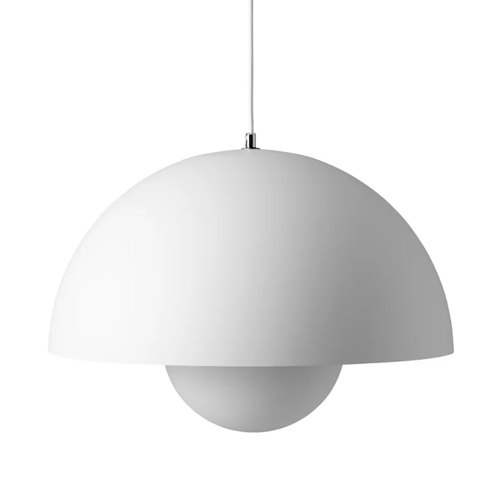 FlowerPot pendant lamp VP2 from & Tradition in matt white