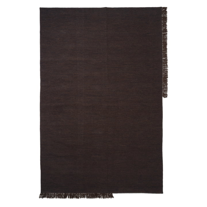 The Kelim carpet from ferm Living in dark melange, 200 x 300 cm