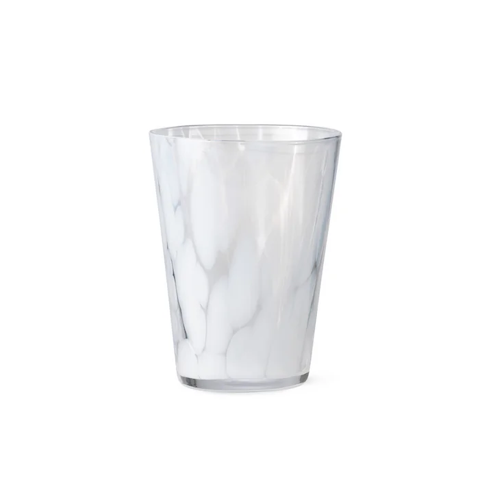 The Casca drinking glass from Ferm Living in milk