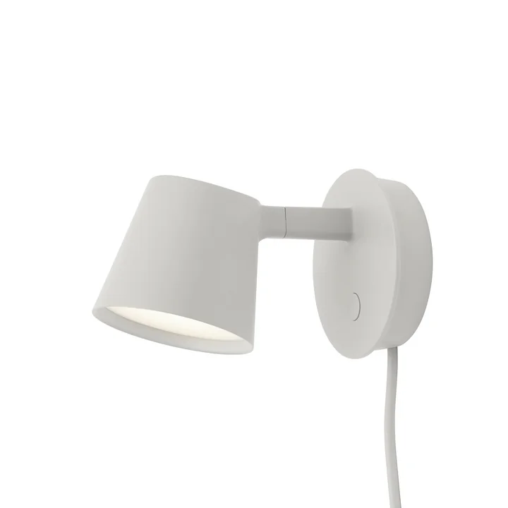 The Tip wall light from Muuto in gray