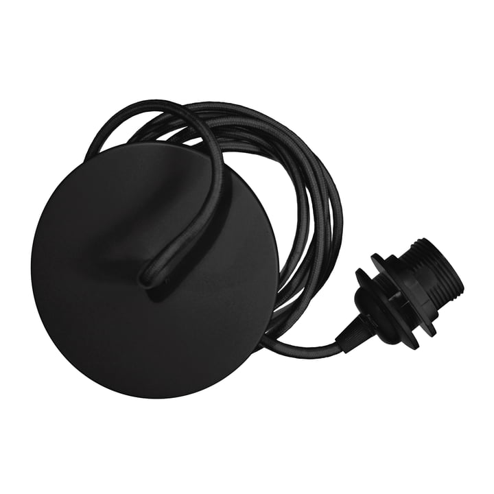 Umage - Rosette lamp socket set, black