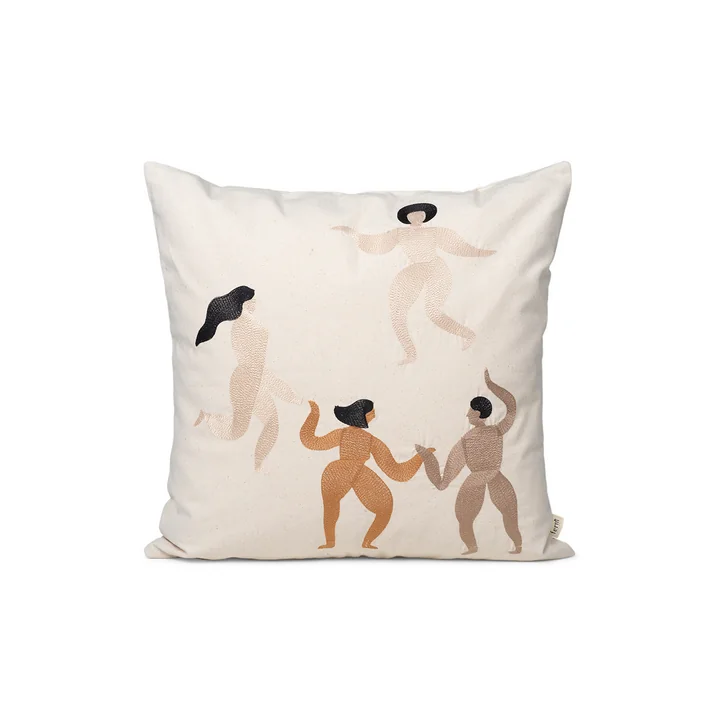 Free Cushion in 50 x 50 in the colour natural