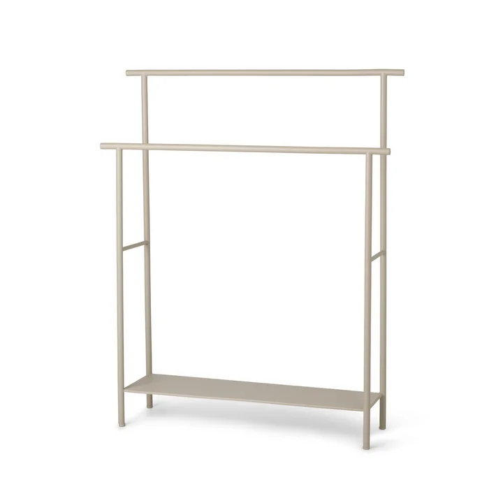 The Dora towel rail from Ferm Living in cashmere