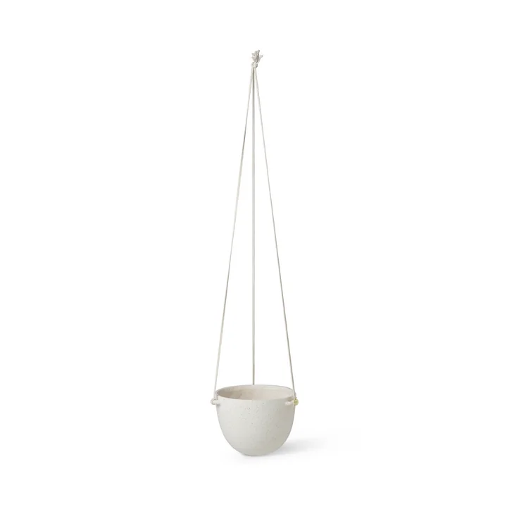 Ferm Living - Speckle Hanging flowerpot, Ø 20,5 cm, off-white