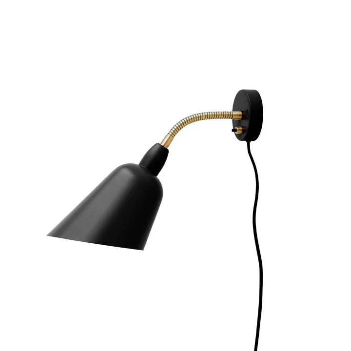 Bellevue wall lamp AJ9 by & tradition in black / brass