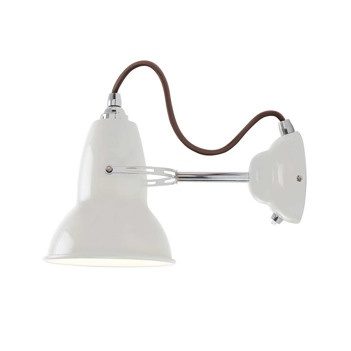 Original 1227 Wall lamp, cable gray, Linen White from Anglepoise