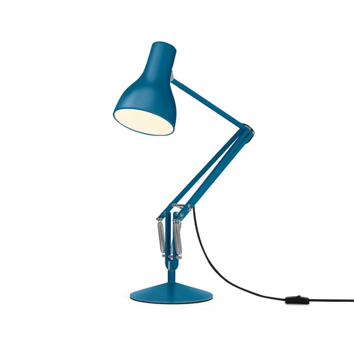 Type 75 Table lamp from Anglepoise in Saxon Blue