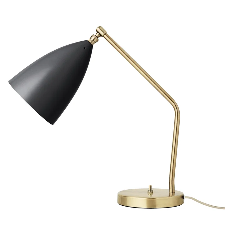 Gubi - Gräshoppa Table lamp, jetblack (RAL 9005)