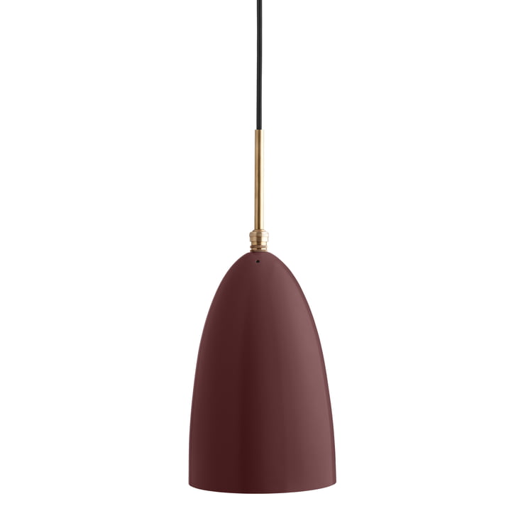 Gräshoppa Pendant lamp from Gubi in andorra red